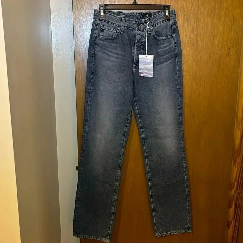 AG Jeans Alexxis High-Rise Vintage Straight Size 26 NWT Retail $215